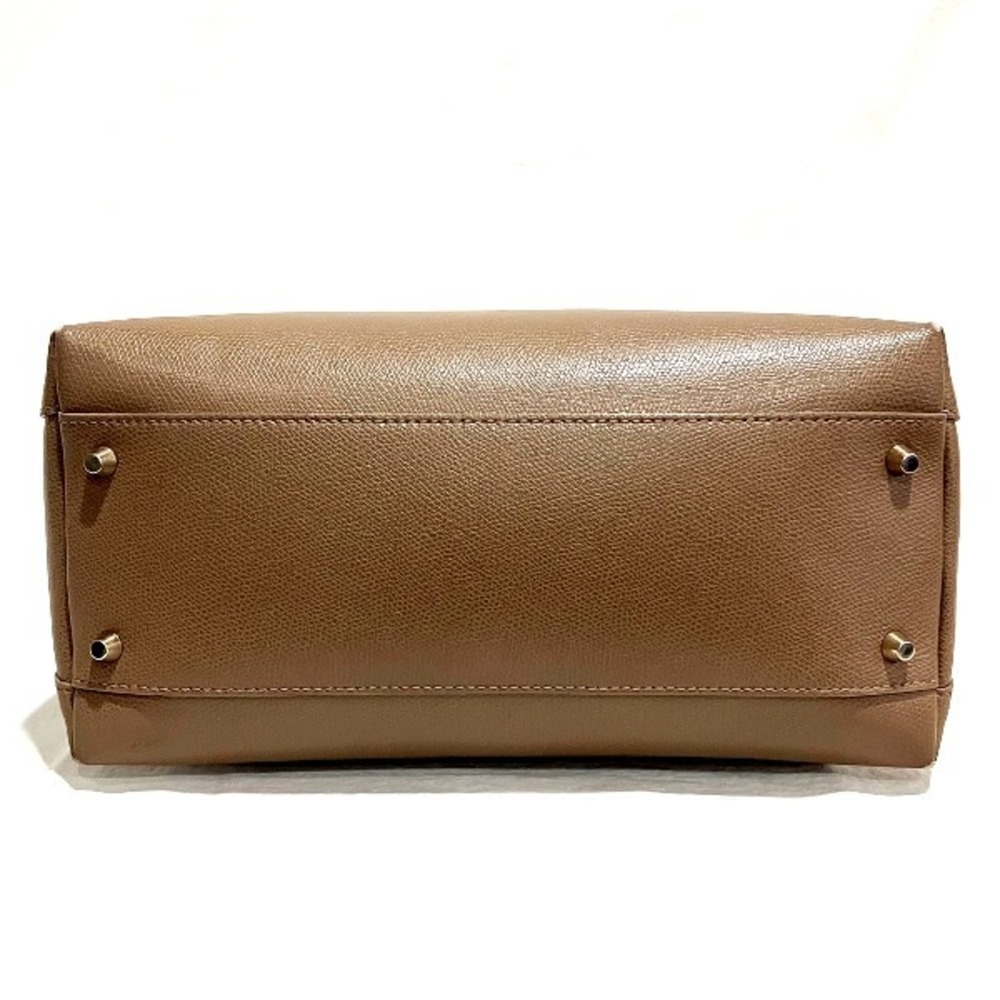 Furla FURLA brown leather bag handbag ladies - Picture 3 of 9